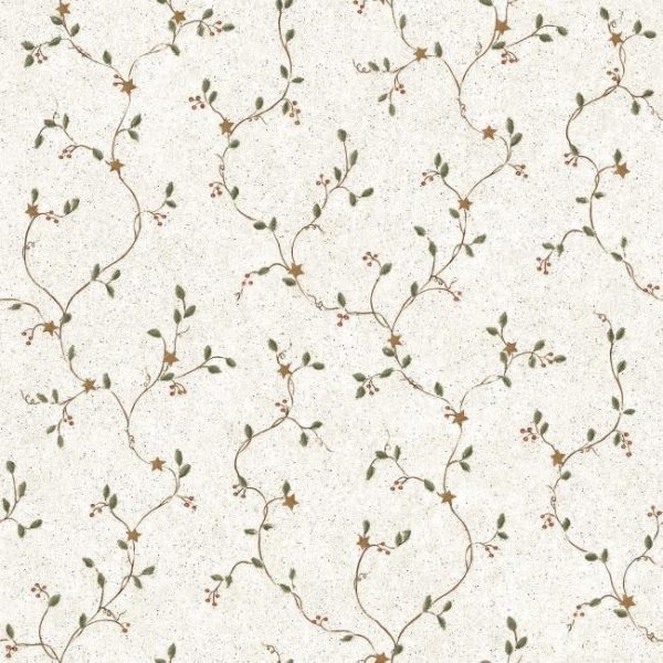 York PC4129 Folk Heart II Mini Star Vine Wallpaper Online