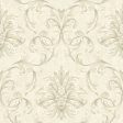 York RE9092 Vintage Patina Ornate Scroll Damask Wallpaper For Cheap