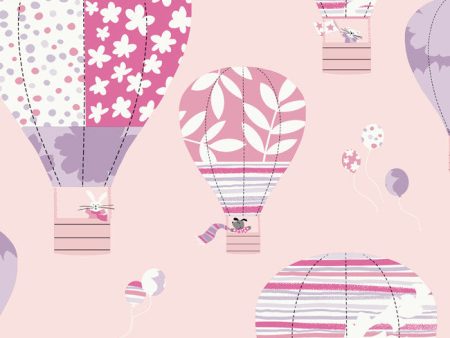 York YS9192 Peek-A-Boo Hot Air Balloon Wallpaper Fashion