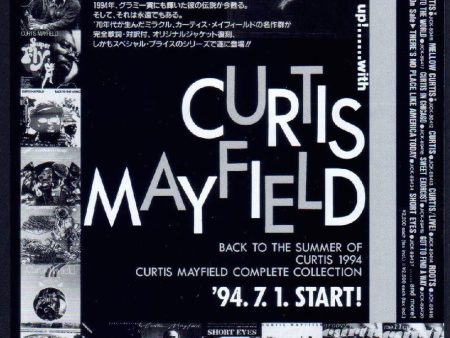 Curtis Mayfield 1994 09 Move On Up With Curtis Mayfield Japan album ad on Sale