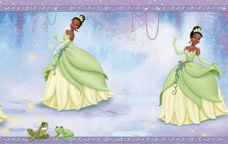 York Wallpaper DK5873BD Walt Disney Kids Princess Tiana Border Hot on Sale