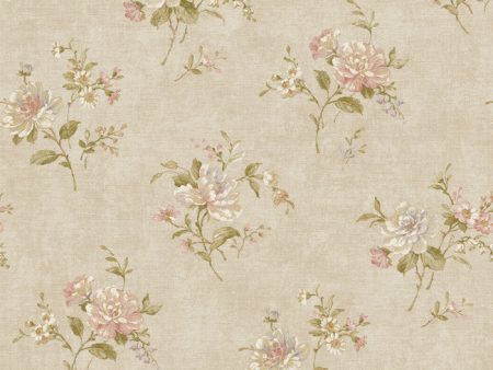 York NK2009 Nantucket Floral Bouquet Wallpaper Cheap