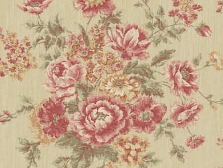 York VR3404 Rhapsody Rose Tapestry Wallpaper Online Sale