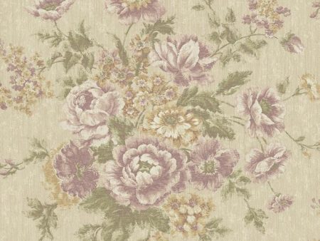 York VR3405 Rhapsody Rose Tapestry Wallpaper Online