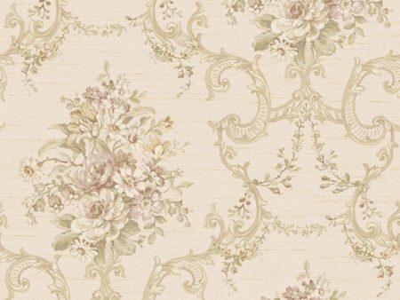 York NK2082 Nantucket Floral & Ornamental Wallpaper on Sale