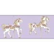 York Wallpaper YS9137BD Peek-A-Boo Toile Carousel Horse Border Online