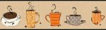 York Wallpaper KB8502B Bistro 750 Coffee Mug Border on Sale