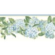 York Wallpaper AK7437B Ashford House Blooms Hydrangea Border Supply