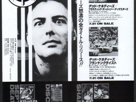 Dead Kennedys 1992 08 Plastic Surgery Disasters Japan album promo ad Online Sale