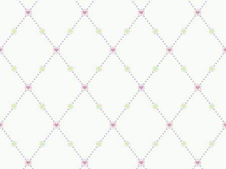 York YS9154 Kids Book Hearts & Harlequins Wallpaper Fashion