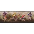 York Wallpaper BG1720BD Border Portfolio II Motorcross Border For Discount