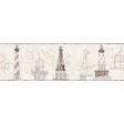 York Wallpaper AM8651BD American Classics Architectural Lighthouse Border Cheap