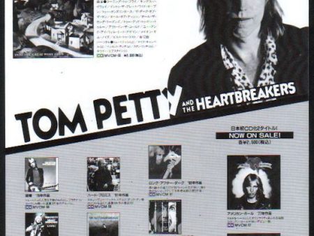 Tom Petty 1991 09 Into The Great Wide Open Japan album promo ad For Cheap