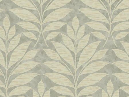 York WB5494 Botanical Fantasy Textural Leaf Wallpaper Cheap