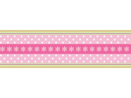 York Wallpaper CK7720B Candice Olson Kids Daisy Ribbon Border Hot on Sale