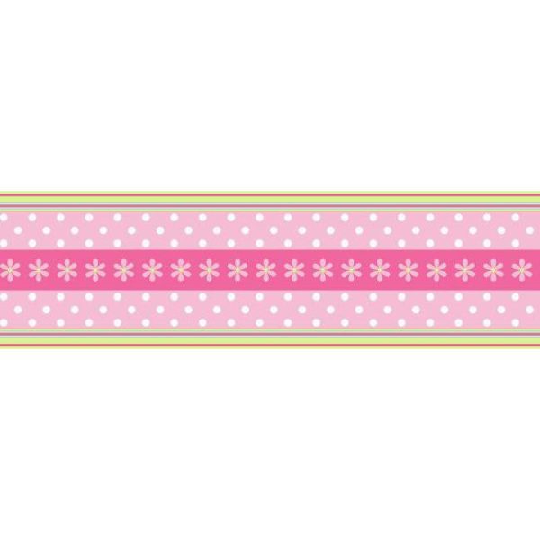 York Wallpaper CK7720B Candice Olson Kids Daisy Ribbon Border Hot on Sale