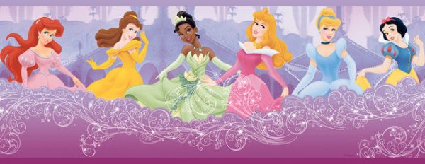 York Wallpaper DK5959BD Kids Book Perfect Princess Border Discount