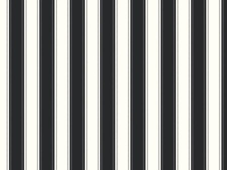 York SA9159 Black & White Silk Stripe Wallpaper For Cheap