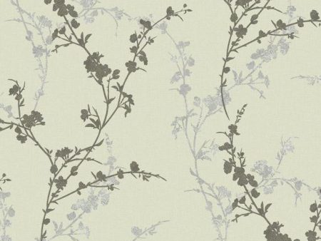 York WB5444 Botanical Fantasy Delicate Floral Branch Wallpaper Fashion