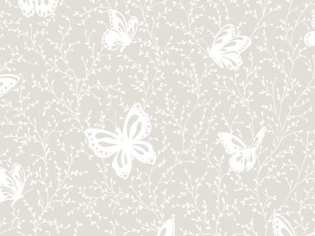 York YS9220 Peek-A-Boo Butterfly Garden Wallpaper Fashion