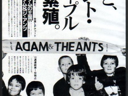 Adam And The Ants 1981 08 Kings of the Wild Frontier Japan album promo ad Online