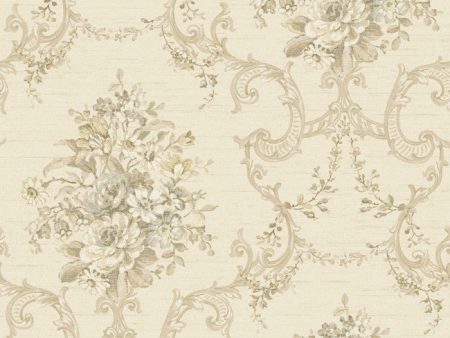 York NK2081 Nantucket Floral & Ornamental Wallpaper Supply