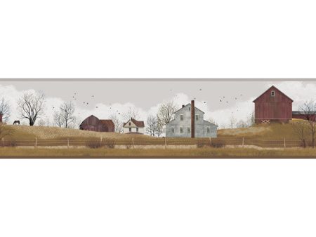 York Wallpaper YC3395BD Welcome Home Rural Route Border Online