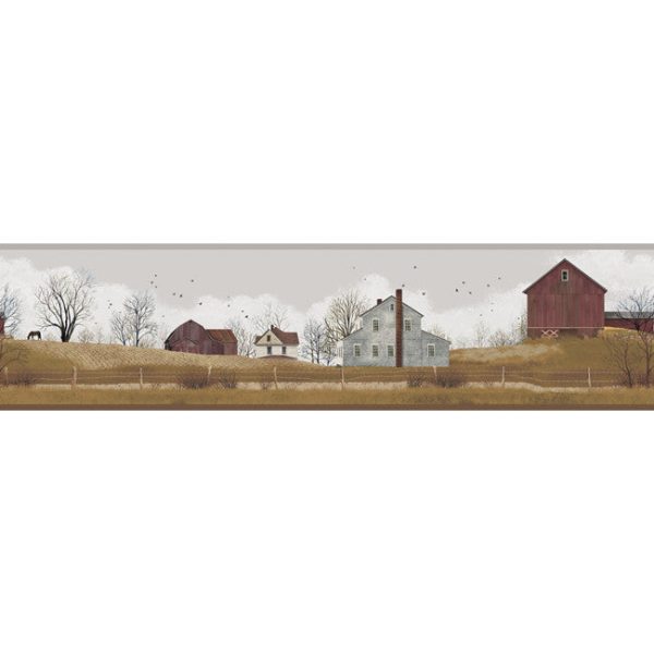 York Wallpaper YC3395BD Welcome Home Rural Route Border Online