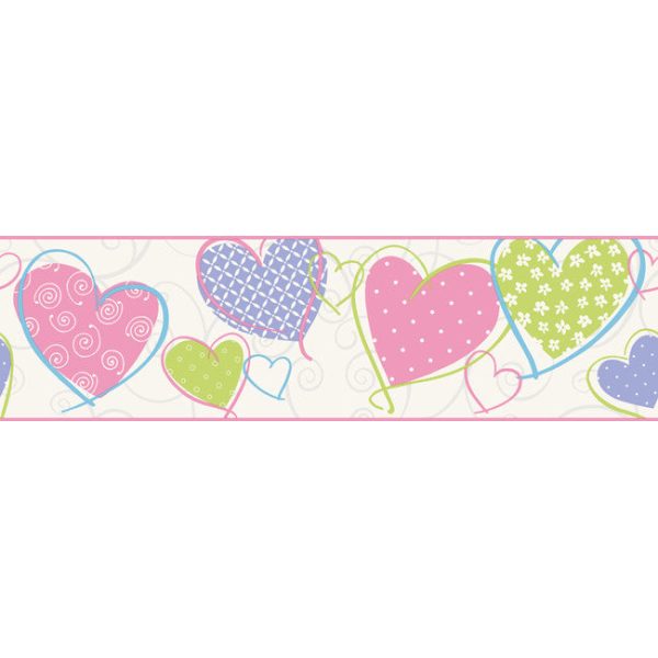 York Wallpaper JE3565B Border Portfolio II Heart Border For Cheap