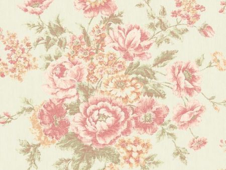 York VR3402 Rhapsody Rose Tapestry Wallpaper Discount