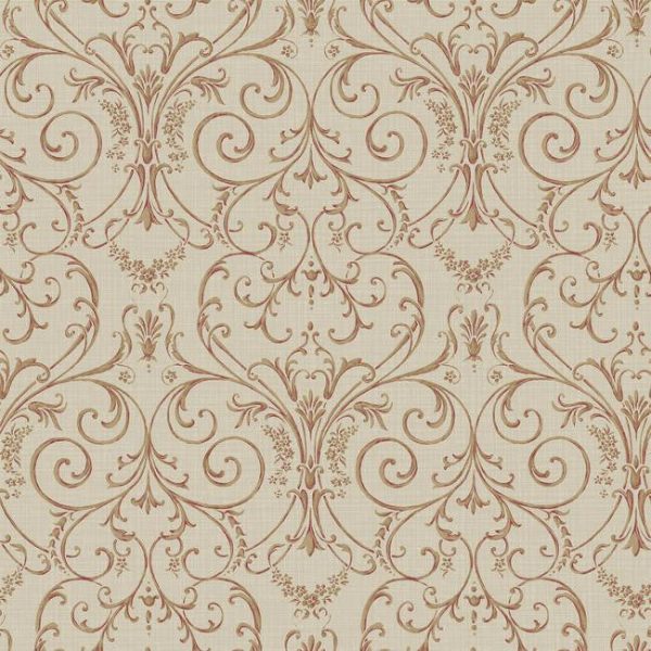 York Wallpaper PN0417 Scroll Damask For Cheap