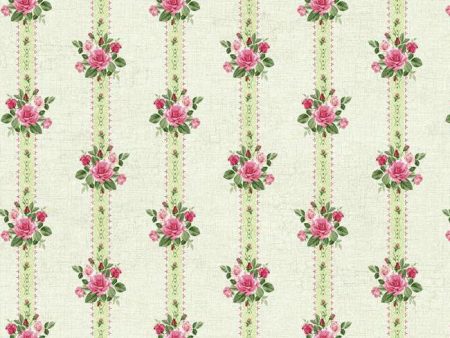 York Wallpaper PN0489 Rose Stripe Sale