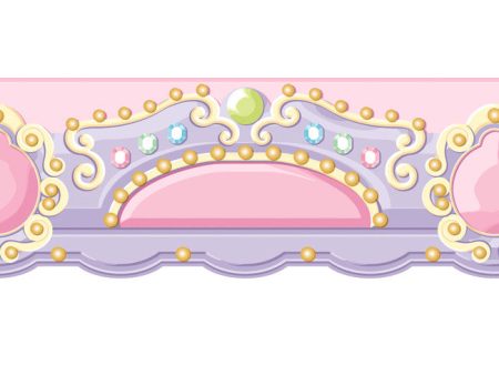 York Wallpaper YS9141BD Peek-A-Boo Carousel Topper Border Online Hot Sale