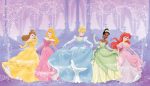 York Wallpaper JL1226MDK Disney Princess - Perfect Princess Mural Fashion