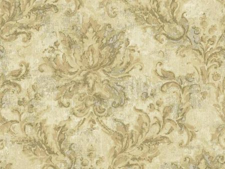 York NV6044 Baton Rouge Vintage Damask Wallpaper Online Hot Sale