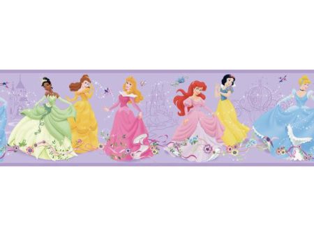 York Wallpaper DK5944BD Border Book Dancing Princesses Border Hot on Sale