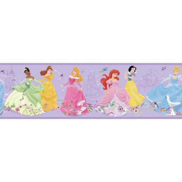 York Wallpaper DK5944BD Border Book Dancing Princesses Border Hot on Sale