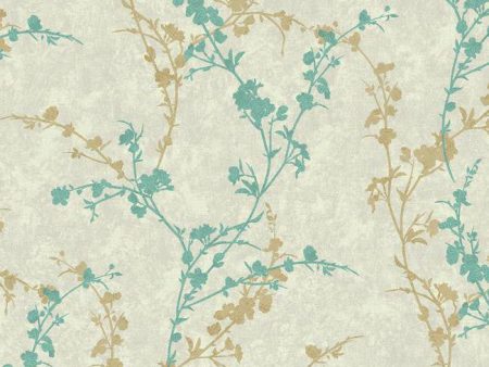 York WB5443 Botanical Fantasy Delicate Floral Branch Wallpaper Discount