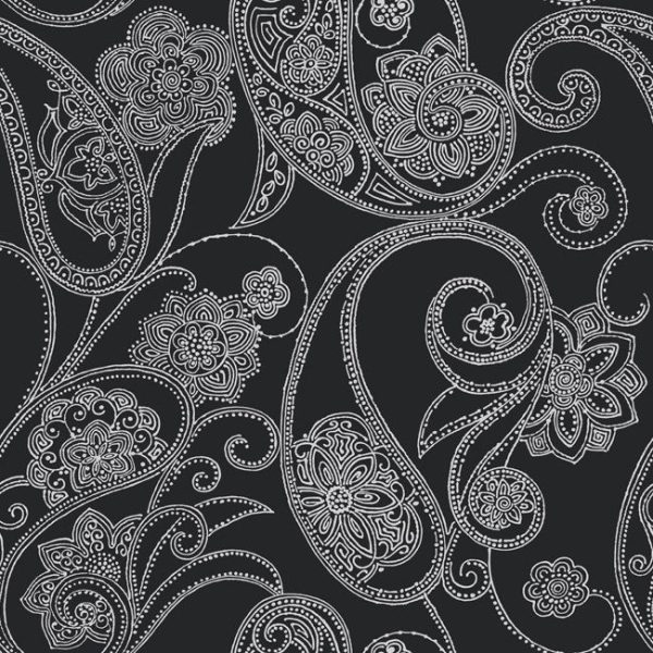 York Wallpaper DE9003 Candice Olson Shimmering Details Dotted Paisley Online Sale