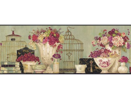 York Wallpaper CC4466BD Border Portfolio II Song Bird Border Discount