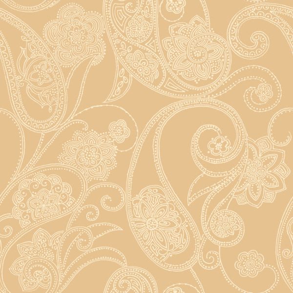 York Wallpaper DE9004 Candice Olson Shimmering Details Dotted Paisley Fashion