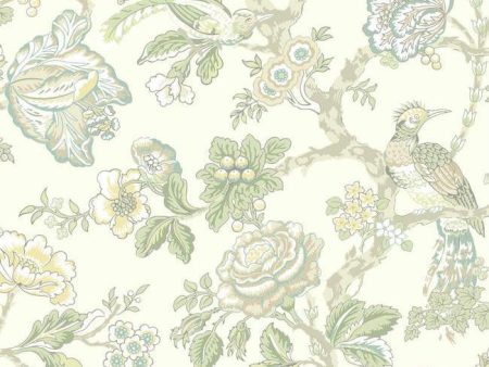 York WA7737 Waverly Classics Casa Blanca Rose Wallpaper Online Hot Sale