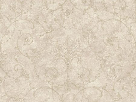 York NK2039 Nantucket Baroque Allover Wallpaper Fashion