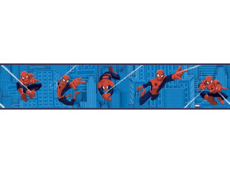 York Wallpaper ZB3257BD Border Portfolio II Ultimate Spiderman Badge Border Online Hot Sale